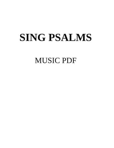 singpsalms